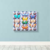 Portugiesische Muster Leinwanddruck (Insitu (Holzboden))