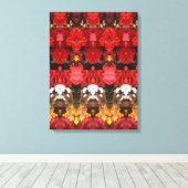 Portugiesische Muster Leinwanddruck (Insitu (Holzboden))