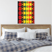 Portugiesische Muster Leinwanddruck (Insitu (Schlafzimmer))