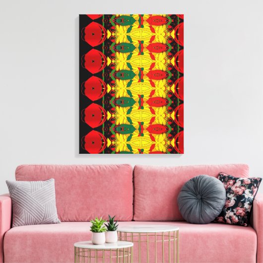 Portugiesische Muster Leinwanddruck (Insitu (Wohnzimmer))