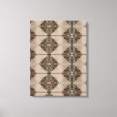 Portugiesische Muster Leinwanddruck (Vorderseite)