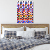 Portugiesische Muster Leinwanddruck (Insitu (Schlafzimmer))