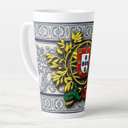 Portugiesische Muster Milchtasse (Linke Ecke)