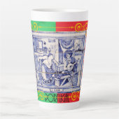 Portugiesische Muster Milchtasse (Vorderseite)