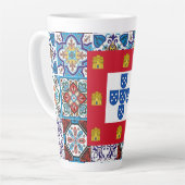 Portugiesische Muster Milchtasse (Linke Ecke)