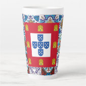 Portugiesische Muster Milchtasse (Vorderseite)