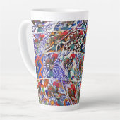 Portugiesische Muster Milchtasse (Linke Ecke)