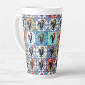 Portugiesische Muster Milchtasse (Linke Ecke)