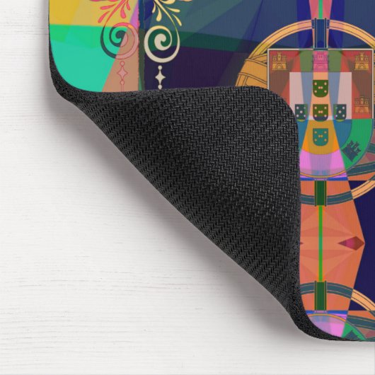 Portugiesische Muster Mousepad (Ecke)