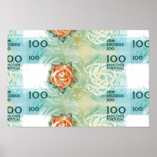Portugiesische Muster Poster