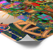 Portugiesische Muster Poster (Ecke)