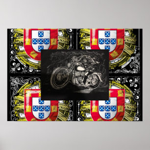 Portugiesische Muster Poster