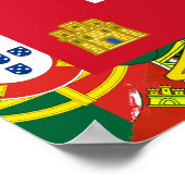 Portugiesische Muster Poster (Ecke)