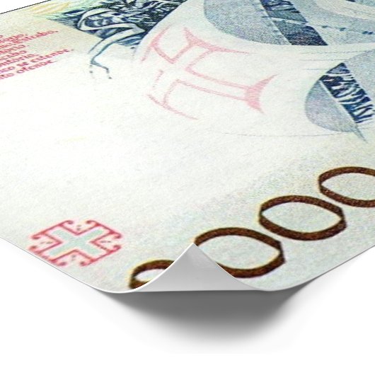 Portugiesische Muster Poster (Ecke)