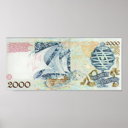 Portugiesische Muster Poster (Vorne)