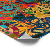 Portugiesische Muster Poster (Ecke)