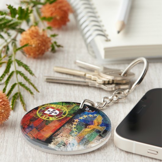 Portugiesische Muster Schlüsselanhänger (Vorderseite rechts)