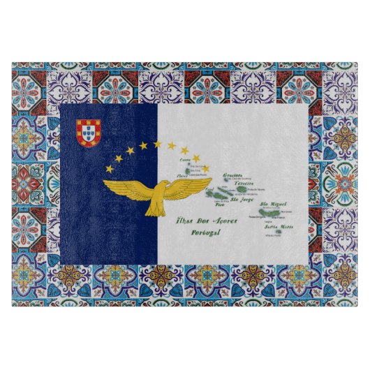 Portugiesische Muster Schneidebrett (Vorderseite)