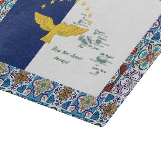 Portugiesische Muster Schneidebrett (Ecke)