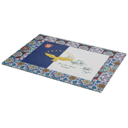 Portugiesische Muster Schneidebrett (Ecke)