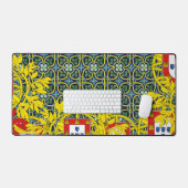 Portugiesische Muster Schreibtischunterlage (Tastatur & Maus)