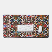 Portugiesische Muster Schreibtischunterlage (Tastatur & Maus)