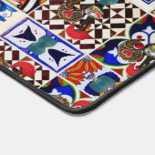 Portugiesische Muster Schreibtischunterlage (Ecke)