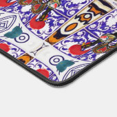 Portugiesische Muster Schreibtischunterlage (Ecke)