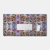 Portugiesische Muster Schreibtischunterlage (Tastatur & Maus)