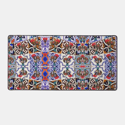 Portugiesische Muster Schreibtischunterlage (Vorderseite)