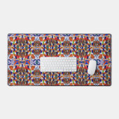 Portugiesische Muster Schreibtischunterlage (Tastatur & Maus)