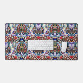 Portugiesische Muster Schreibtischunterlage (Tastatur & Maus)