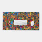 Portugiesische Muster Schreibtischunterlage (Tastatur & Maus)