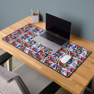 Portugiesische Muster Schreibtischunterlage