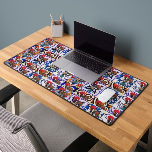 Portugiesische Muster Schreibtischunterlage (Büro 2)