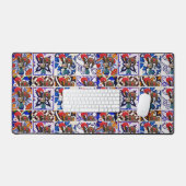 Portugiesische Muster Schreibtischunterlage (Tastatur & Maus)