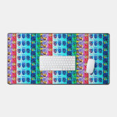 Portugiesische Muster Schreibtischunterlage (Tastatur & Maus)