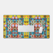 Portugiesische Muster Schreibtischunterlage (Tastatur & Maus)