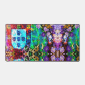 Portugiesische Muster Schreibtischunterlage (Vorderseite)