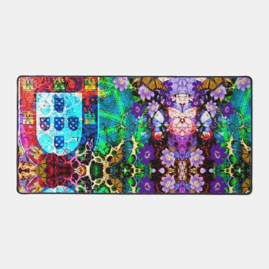 Portugiesische Muster Schreibtischunterlage (Vorderseite)