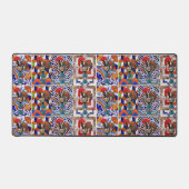 Portugiesische Muster Schreibtischunterlage (Vorderseite)