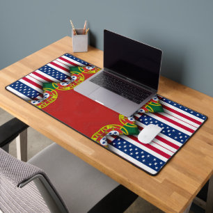 Portugiesische Muster Schreibtischunterlage