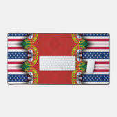 Portugiesische Muster Schreibtischunterlage (Tastatur & Maus)