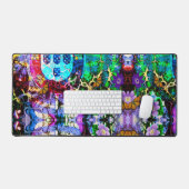 Portugiesische Muster Schreibtischunterlage (Tastatur & Maus)