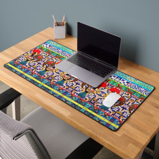 Portugiesische Muster Schreibtischunterlage (Büro 2)