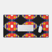 Portugiesische Muster Schreibtischunterlage (Tastatur & Maus)