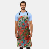 Portugiesische Muster Schürze (Getragen)