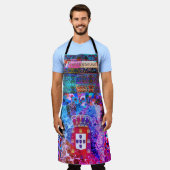 Portugiesische Muster Schürze (Getragen)