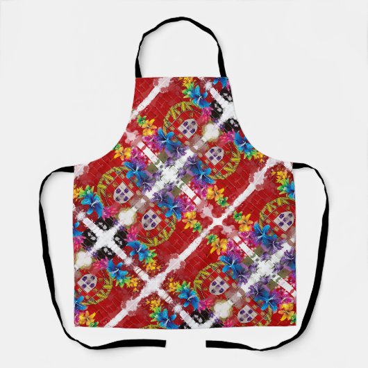 Portugiesische Muster Schürze (Vorderseite)