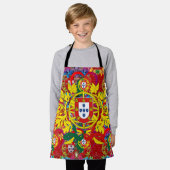 Portugiesische Muster Schürze (Getragen)